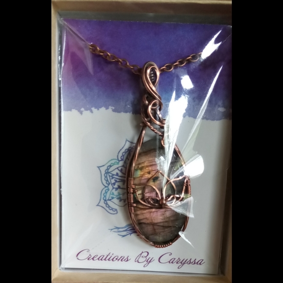 ✨ 3x HP ✨ Handmade 🪷 with Labradorite Necklace 🌅 - Picture 4 of 12